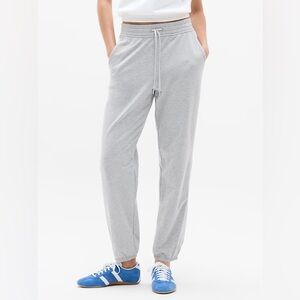 Athleta Retroterry Mid Rise Jogger - Grey Heather - Large